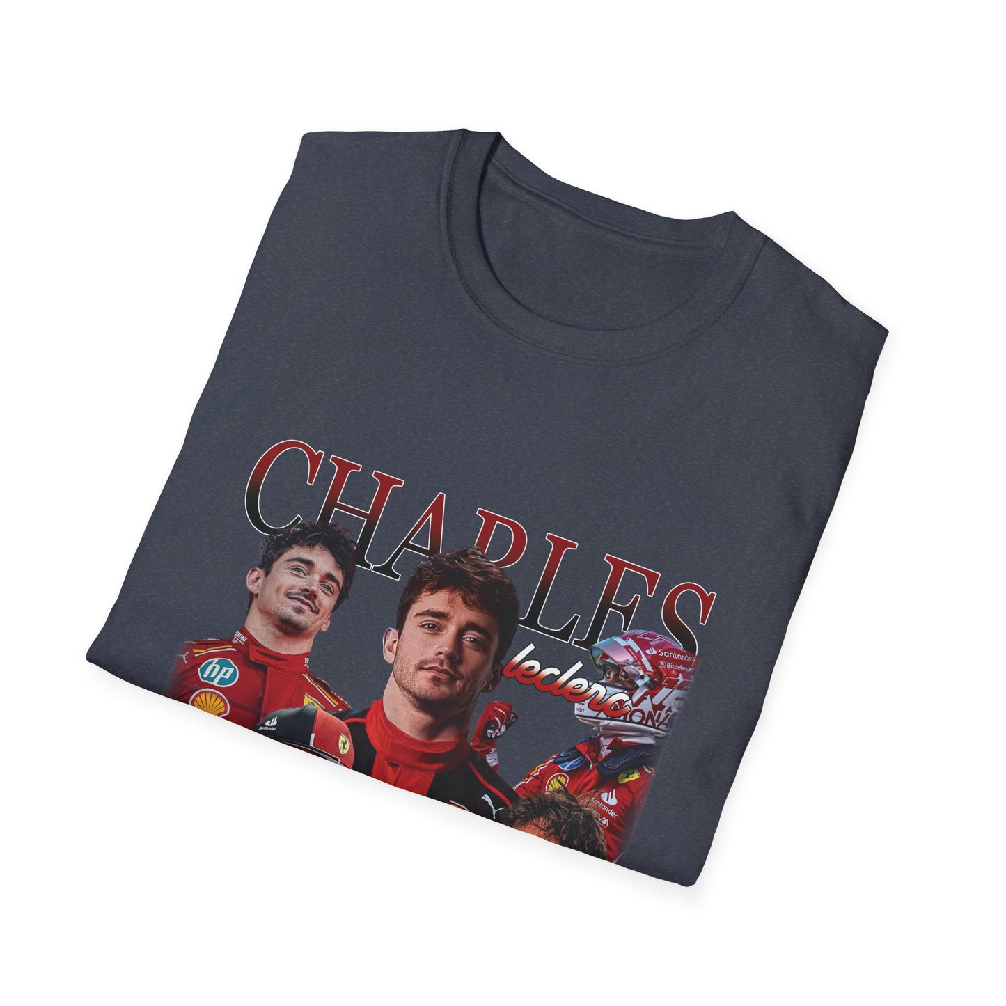 Charles Leclerc Unisex Softstyle T-Shirt