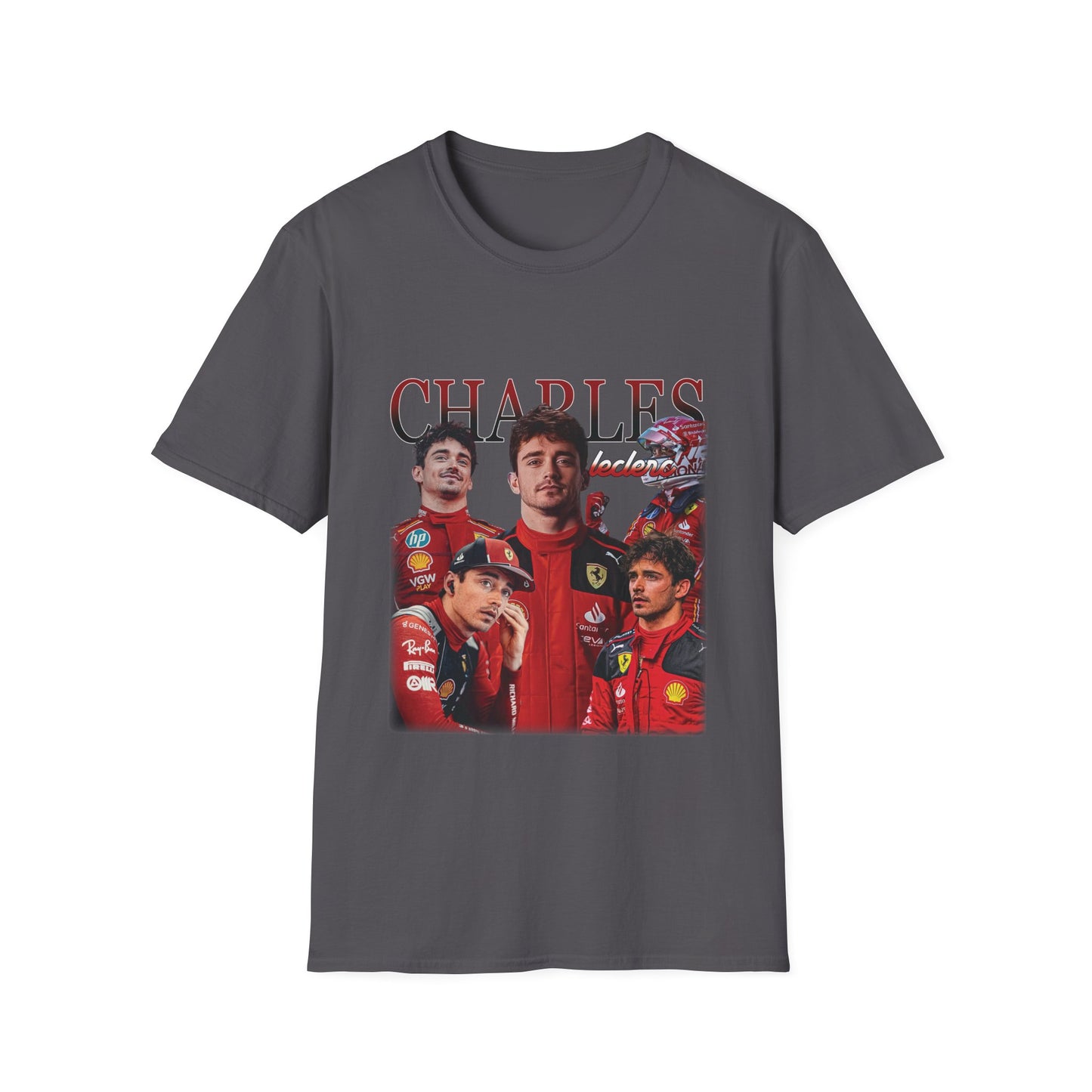Charles Leclerc Unisex Softstyle T-Shirt