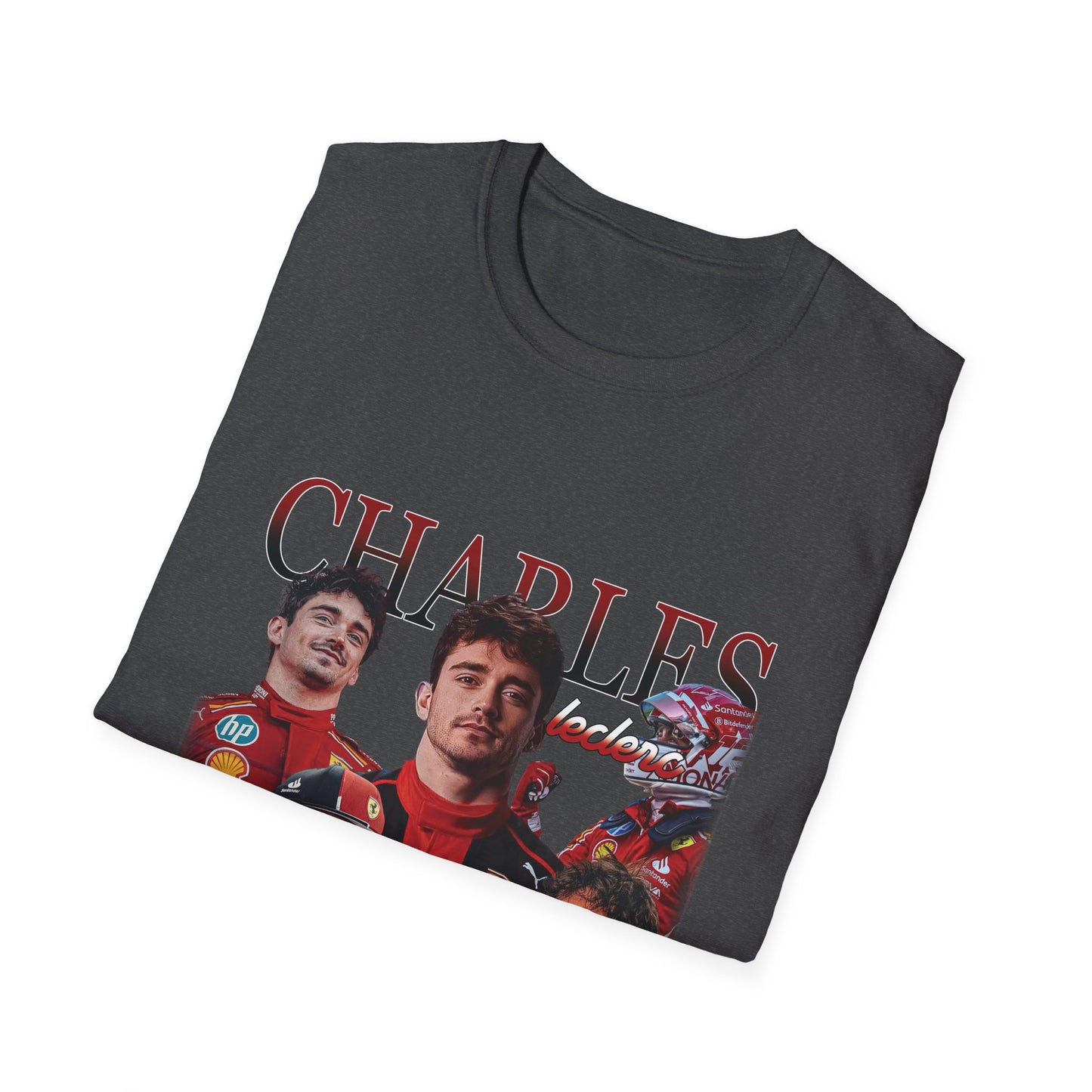 Charles Leclerc Unisex Softstyle T-Shirt