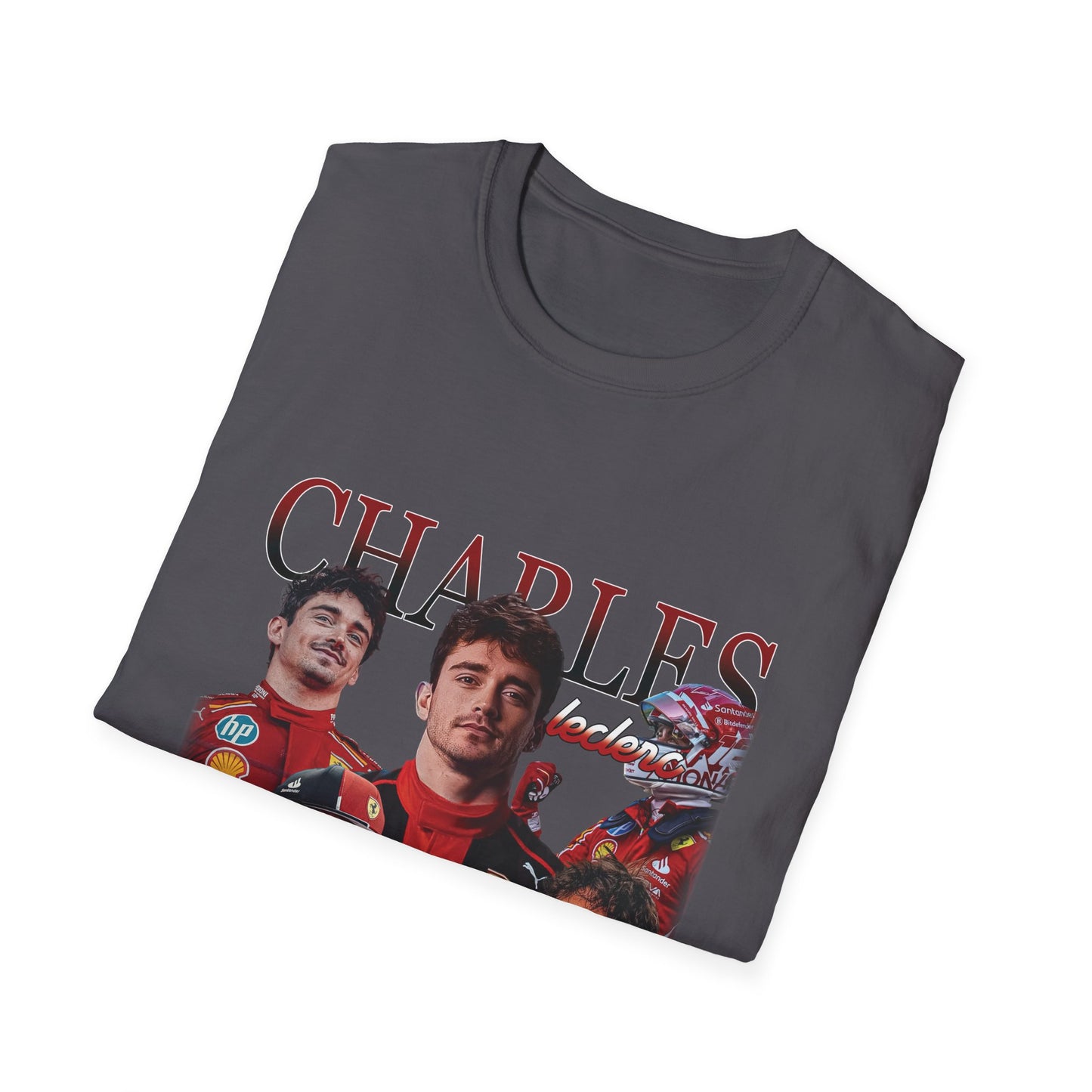 Charles Leclerc Unisex Softstyle T-Shirt
